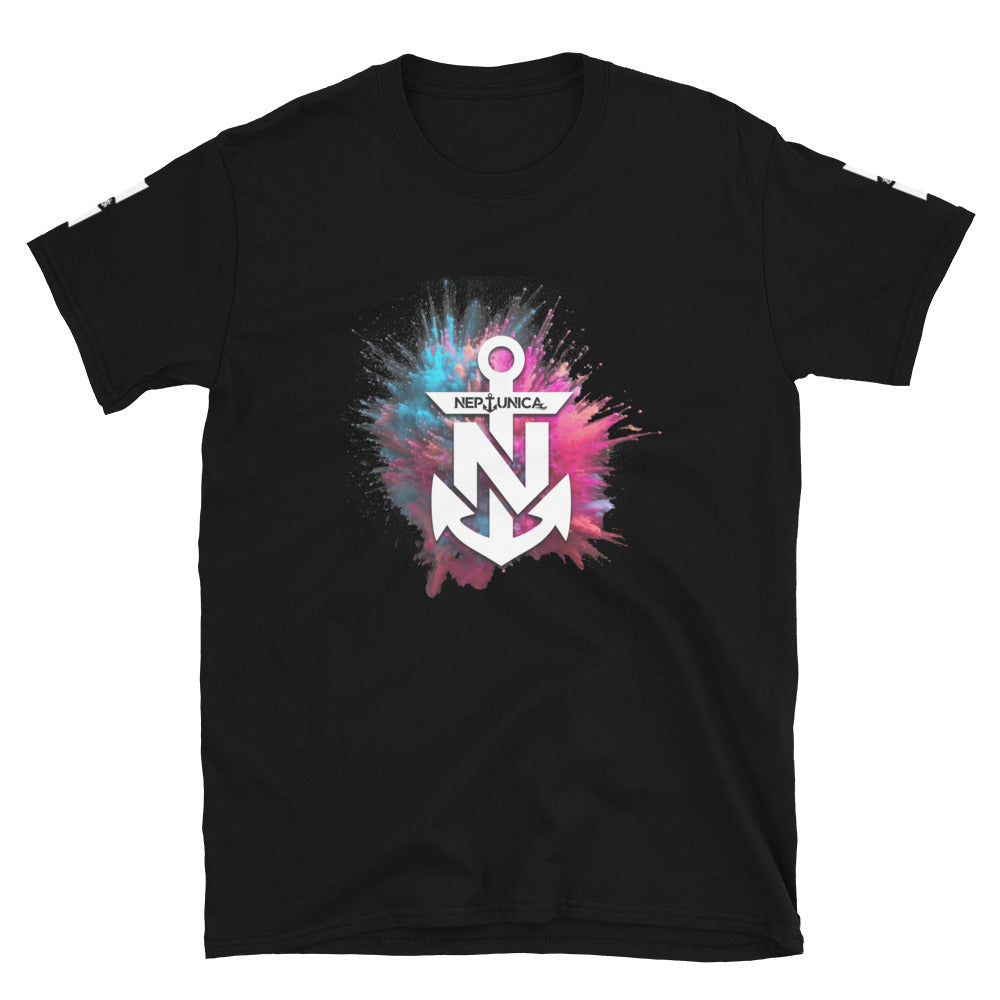 Short-Sleeve Unisex T-Shirt | Black Colorsplash Edition