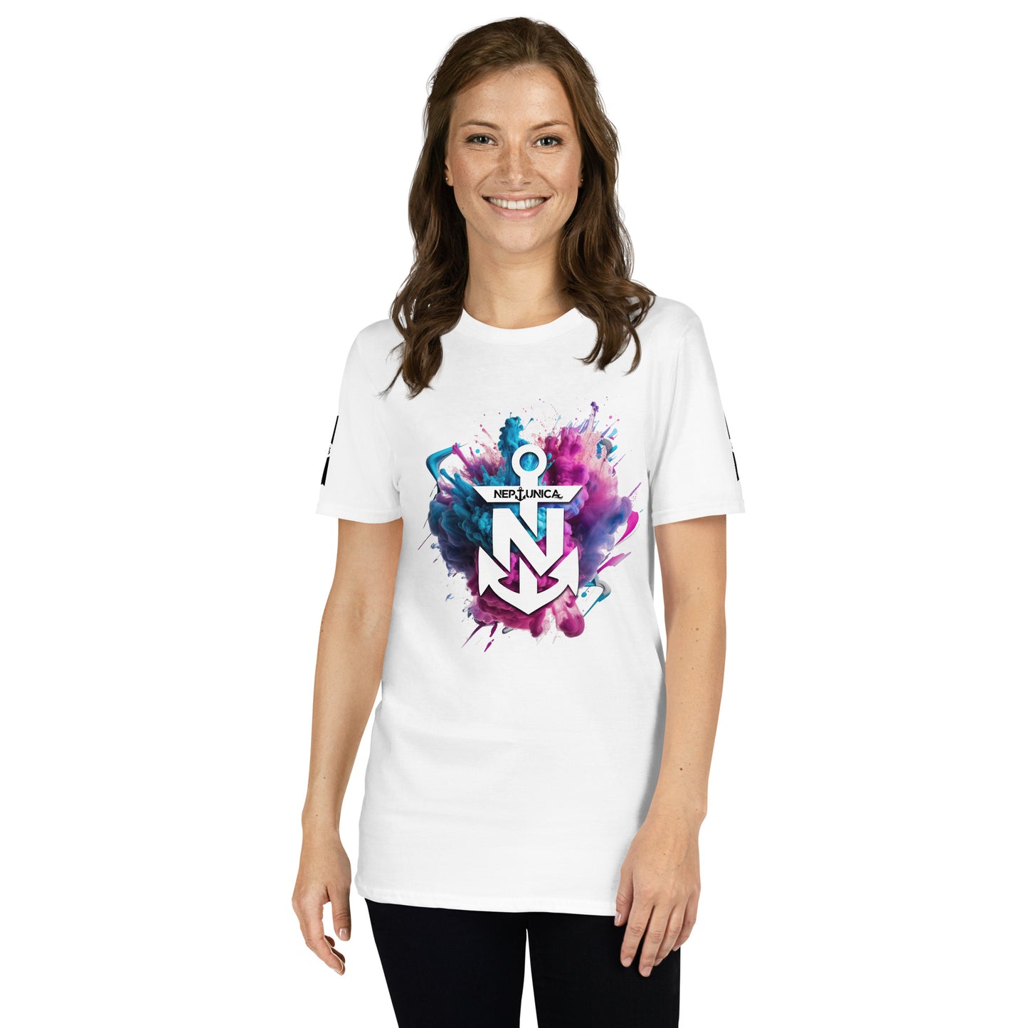 Short-Sleeve Unisex T-Shirt | White Colorsplash Edition