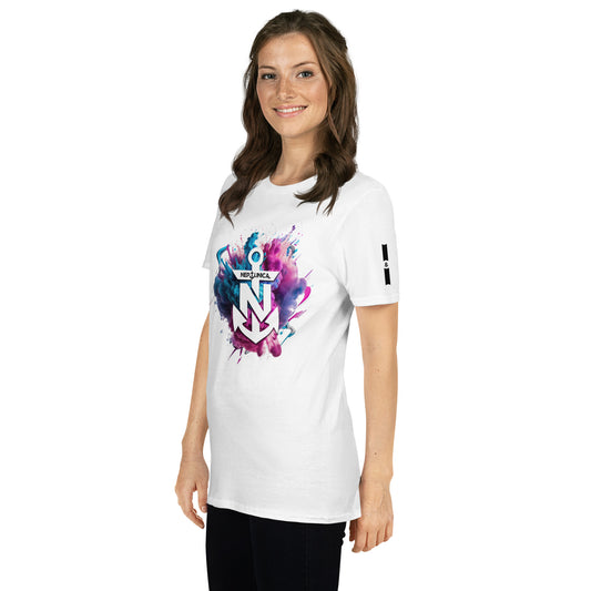Short-Sleeve Unisex T-Shirt | White Colorsplash Edition