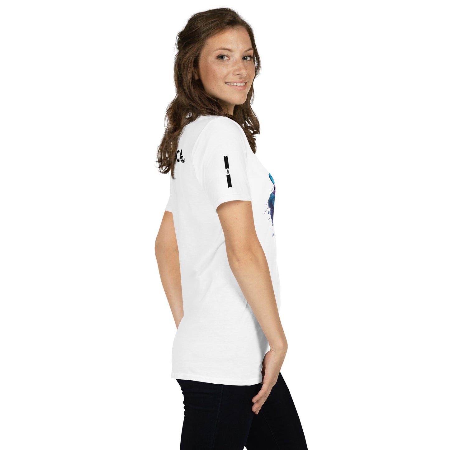 Short-Sleeve Unisex T-Shirt | White Colorsplash Edition