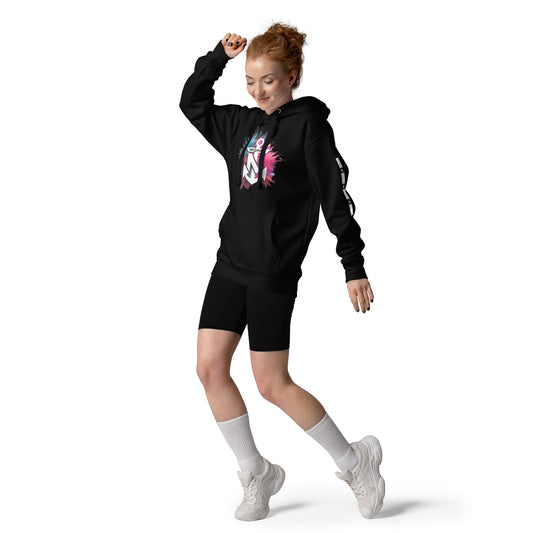 Neptunica Unisex Hoodie | Black Colorsplash Edition