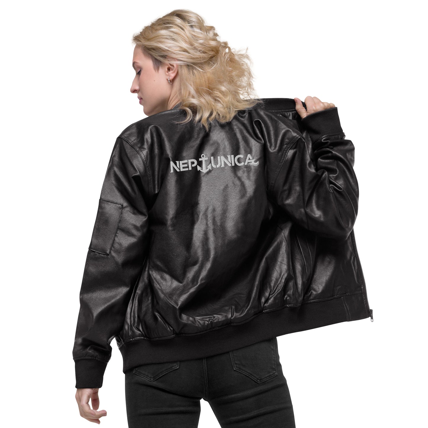 Neptunica Leather Bomber Jacket | DJ Essentials