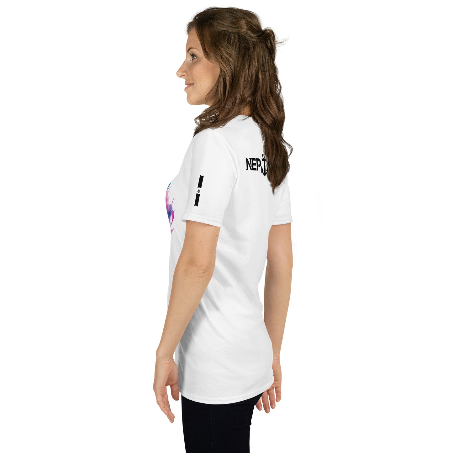 Short-Sleeve Unisex T-Shirt | White Colorsplash Edition